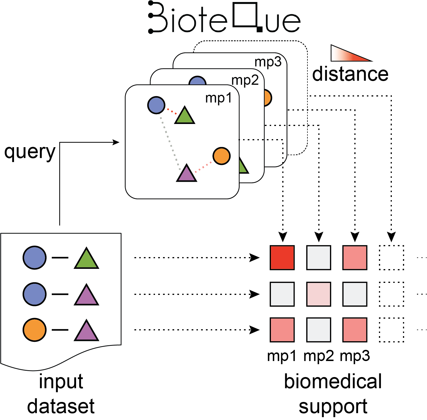 BQsupports: conceptual picture